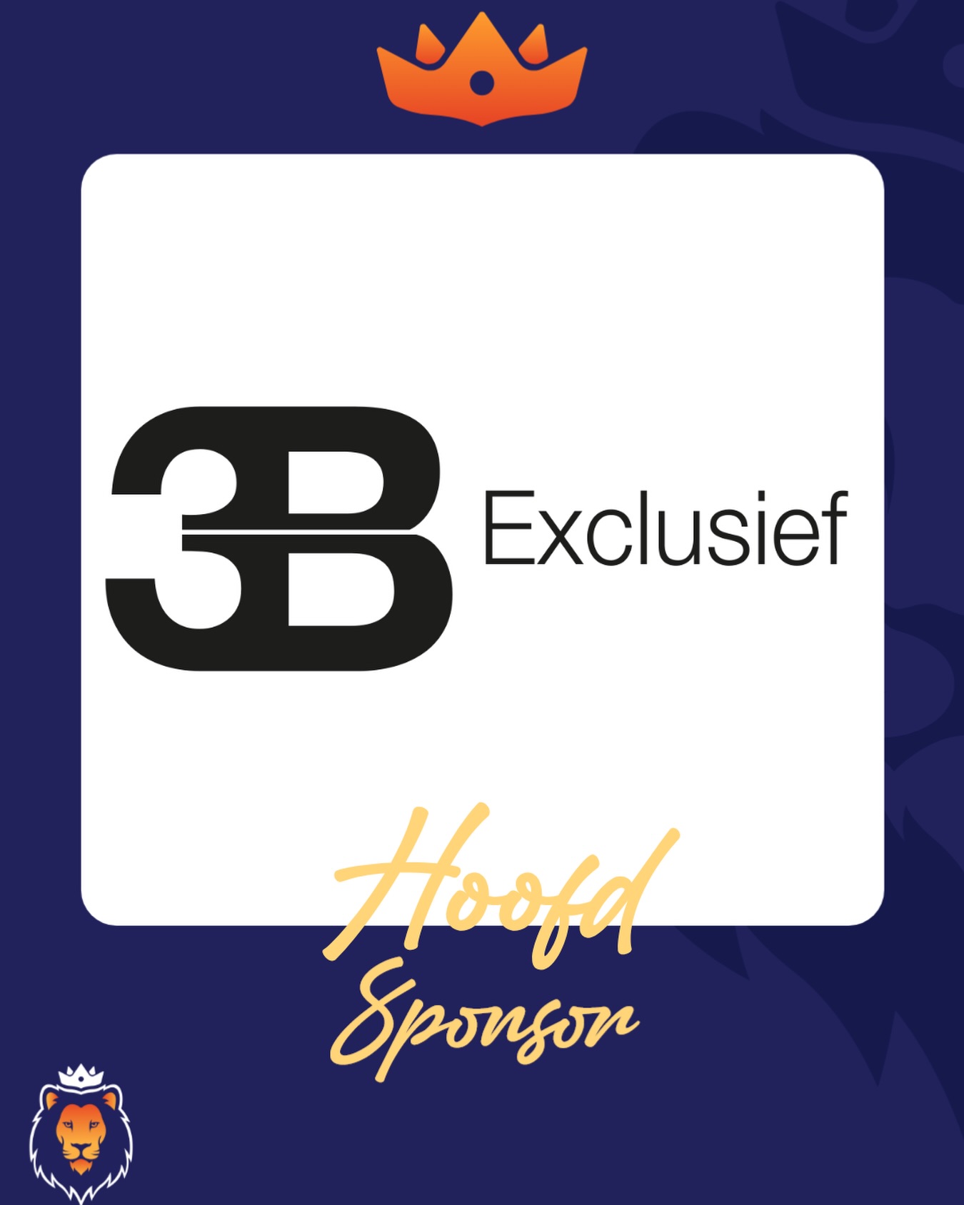 Wij bedanken onze HOOFD-sponsor🧡:
@3bexclusief 
Dankzij jullie bijdrage kunnen wij er dit jaar weer een geweldig feest van maken! 
#ILoveLex #Koningsdag #Rotterdam