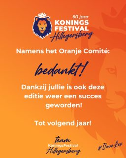 Wat een dag… 💥🧡
Het KoningsFestival Hillegersberg was dit jaar een MEGA succes!
Met geweldige optredens van @rudj_13 , de @hermeshouseband_nl en @crazypianos On Tour hebben we er samen één groot feest van gemaakt. De energie, de sfeer en jullie enthousiasme waren echt ongekend 🙌
Een enorme dank aan alle vrijwilligers die zich keihard hebben ingezet, en natuurlijk een speciale shout-out naar @johnmottgroep voor hun fantastische hulp en inzet 💪
Daarnaast willen we ook alle andere helpers, sponsoren én bezoekers bedanken! Zonder jullie was dit nooit zo’n knalfeest geworden!
De foto’s komen er snel aan, dus houd onze pagina in de gaten 📸
Nogmaals dank aan iedereen… dit was er eentje voor in de boeken! 🧡👑
#Koningsfestival #Hillegersberg #Dankbaar #ilovelex #Rotterdam